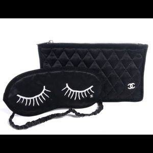 Chanel eyemask with case